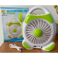 Multifunctional Portable LED  rechargeable mini fan